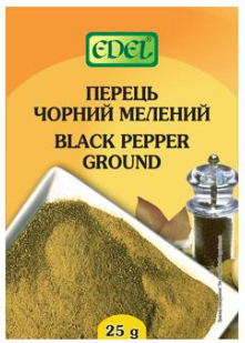 Перець Edel чорний мелений 25г